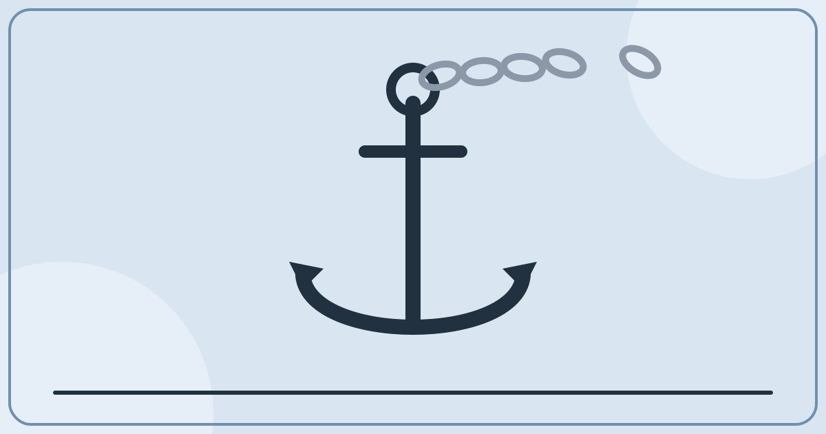 Cutting Loose The Anchor You Drag